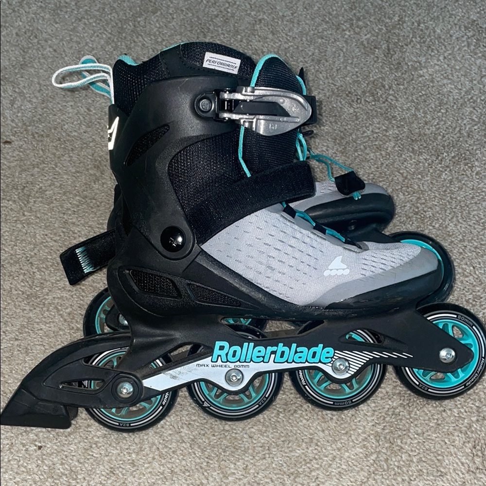 Rollerblade Inline Skates with Teal Accents